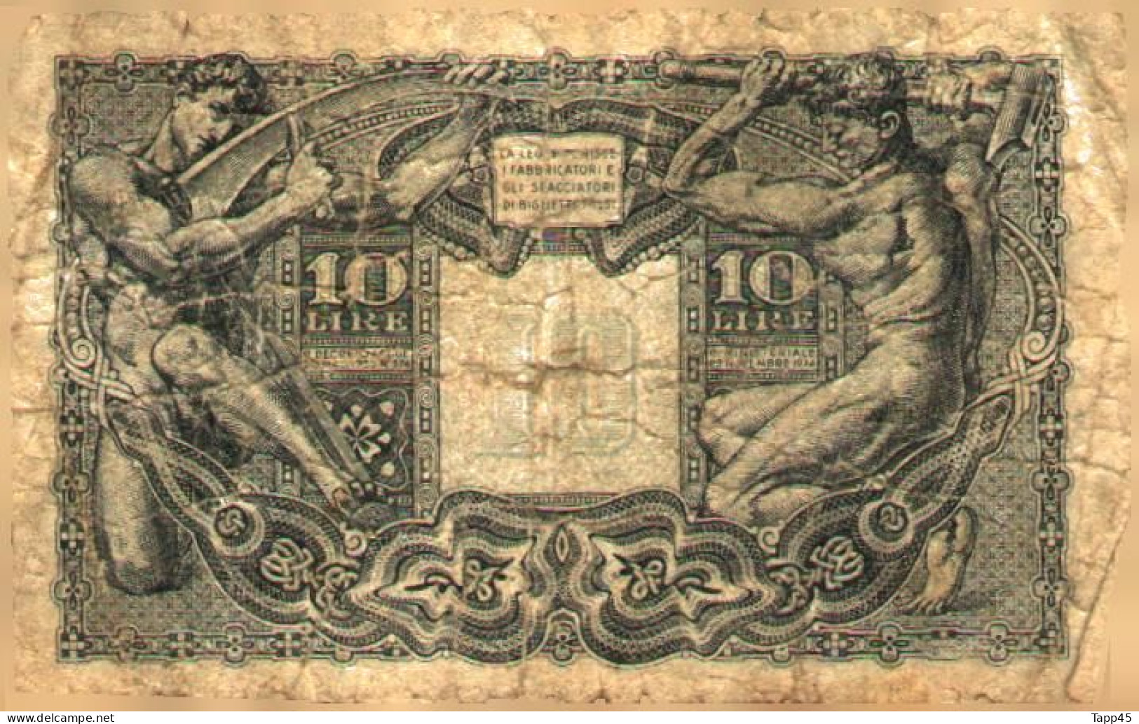 Billet  >  Italie >	10	Lire   > C 04 - Sonstige & Ohne Zuordnung