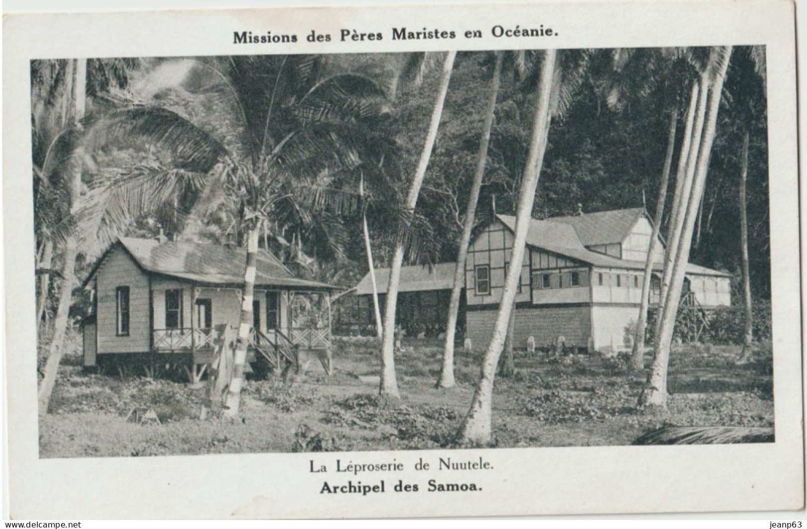 ARCHIPEL DES SAMOA. La Léproserie De Nuutele. - Samoa