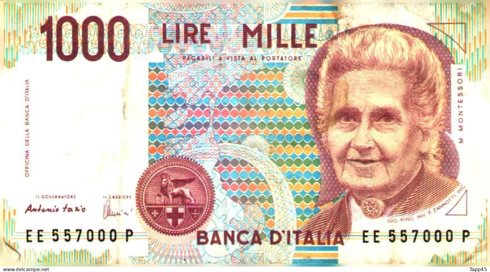 Billet  > Italie >	1000   Lire  > C 04 - Iraq