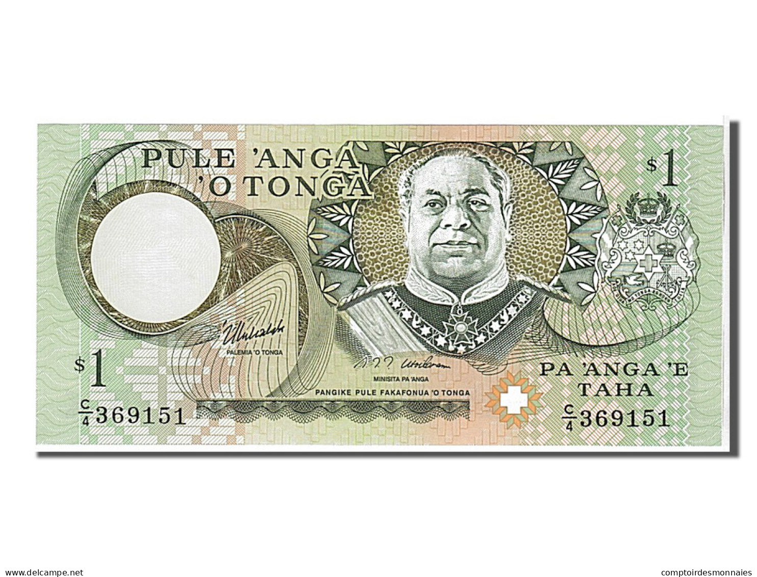 Billet, Tonga, 1 Pa'anga, 1995, KM:31c, NEUF - Tonga