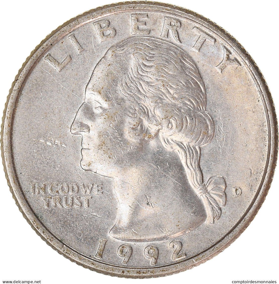 Monnaie, États-Unis, Quarter, 1992 - 1932-1998: Washington