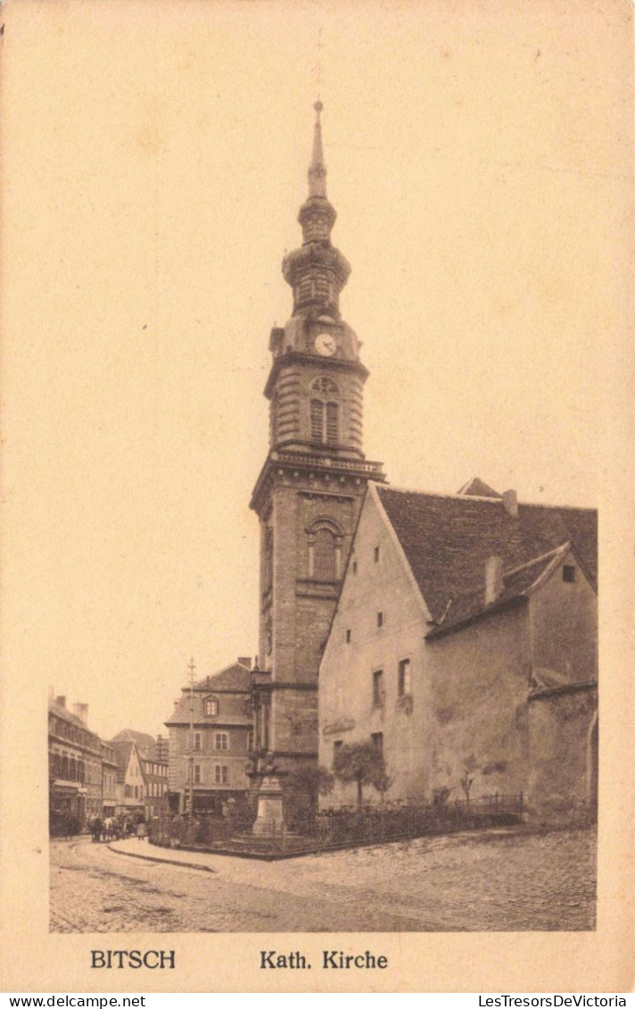 FRANCE - Bitsch - Kath Kirche - Carte Postale Ancienne - Bitche