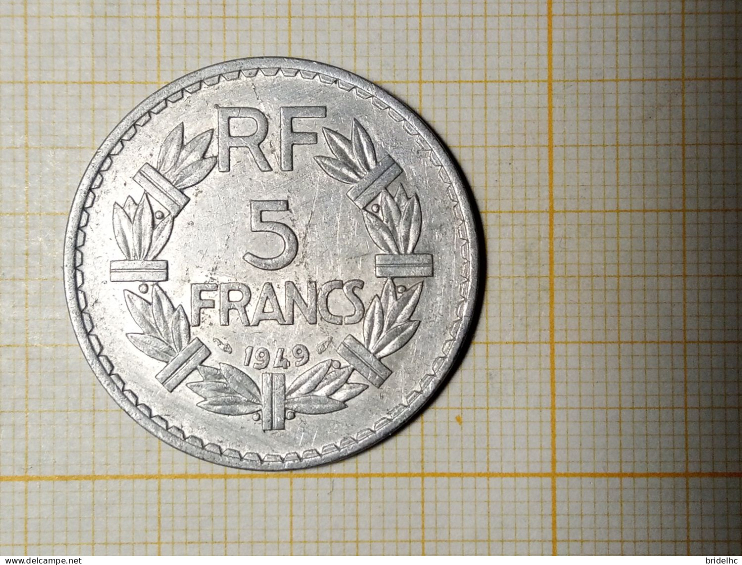 5 Francs Lavrillier 1949 - 5 Francs