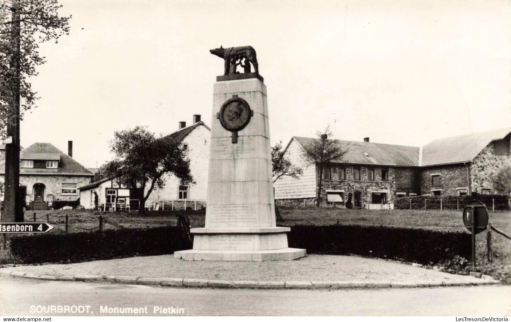 BELGIQUE - Waimes - Weismes - Sourbrodt - Monument Pietkin - Carte Postale Ancienne - Waimes - Weismes