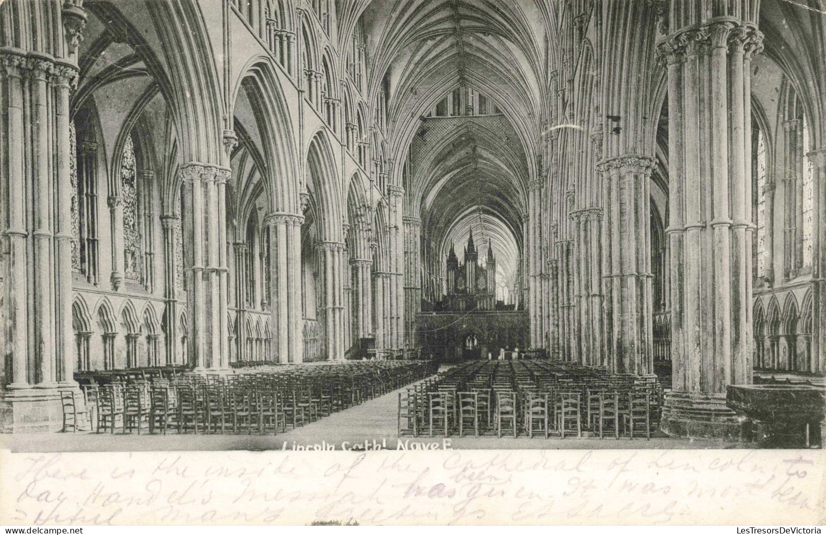 ROYAUME UNI - Angleterre - Lincoln Cathedral - Intérieur D'une église - Carte Postale Ancienne - Lincoln