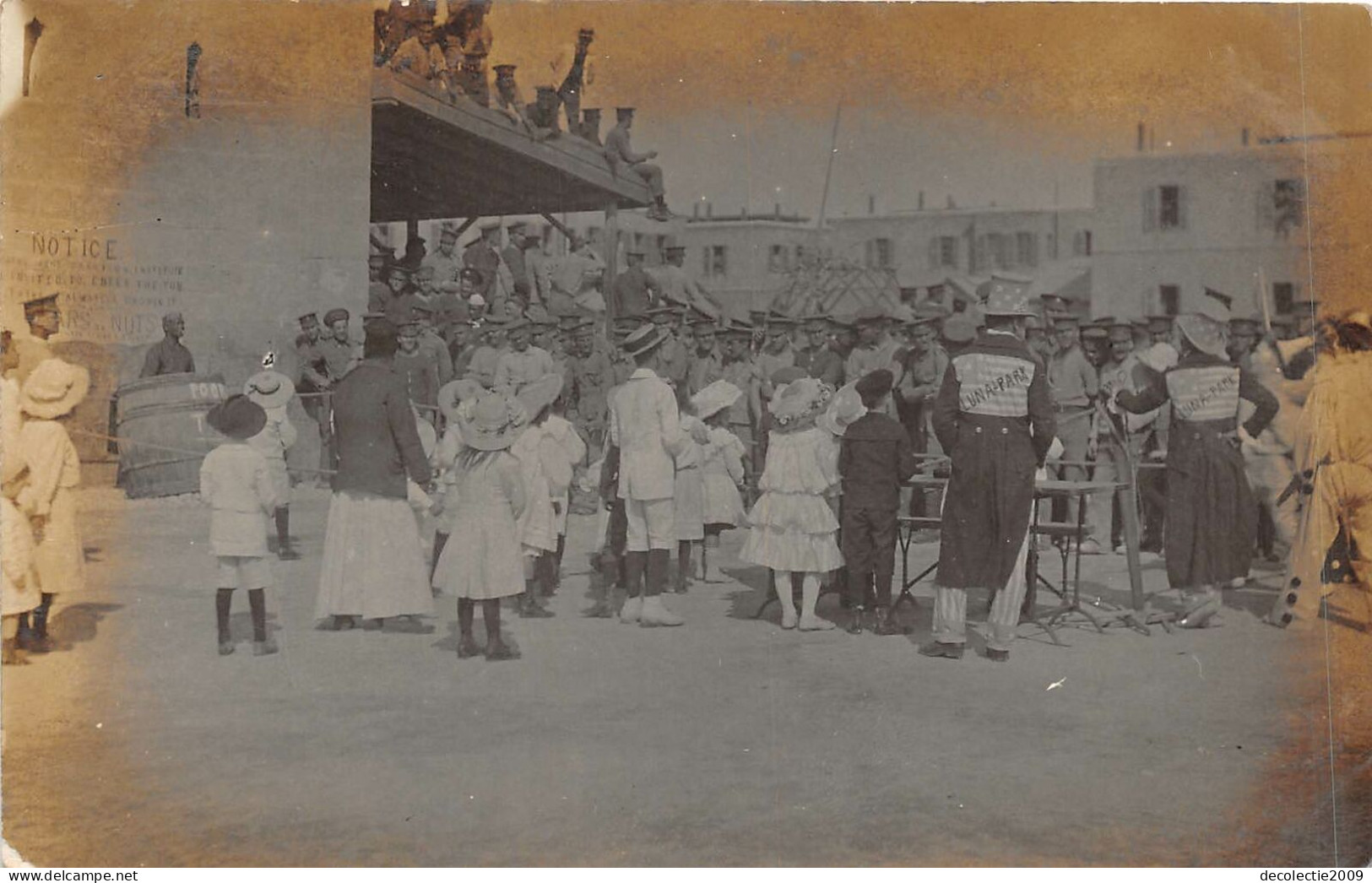 Lot218 Luna Park Real Photo Social History Usa Coney Island New York - Ellis Island