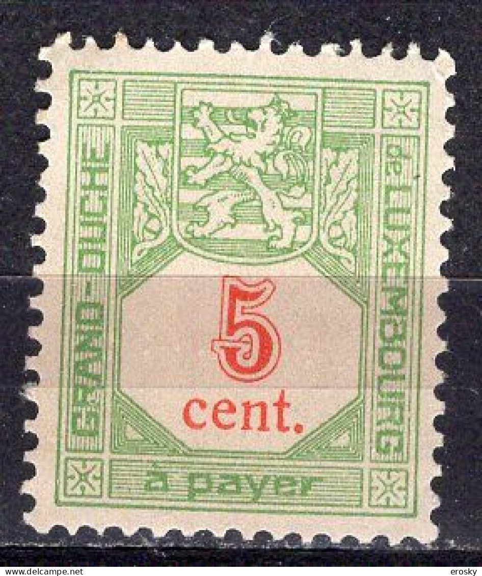 Q4464 - LUXEMBOURG TAXE Yv N°10 * - Postage Due