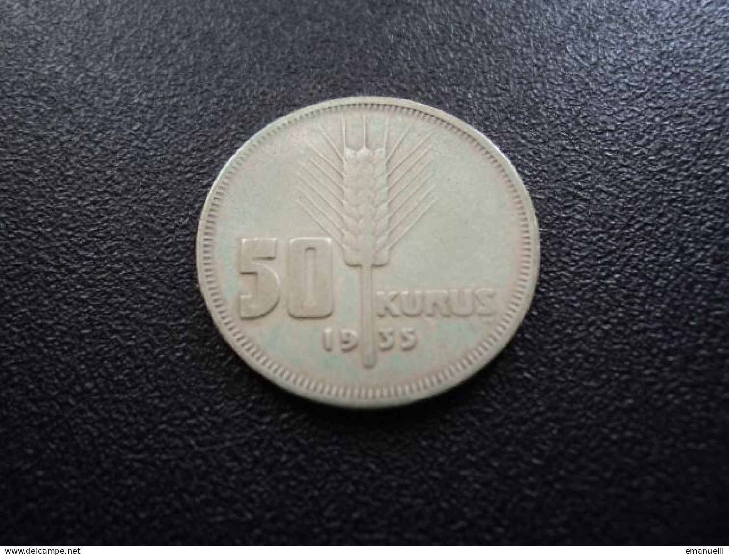 RÉPUBLIQUE DE TURQUIE * : 50 KURUS  1935   Tranche A **   KM 865     TB / TTB - Turquie