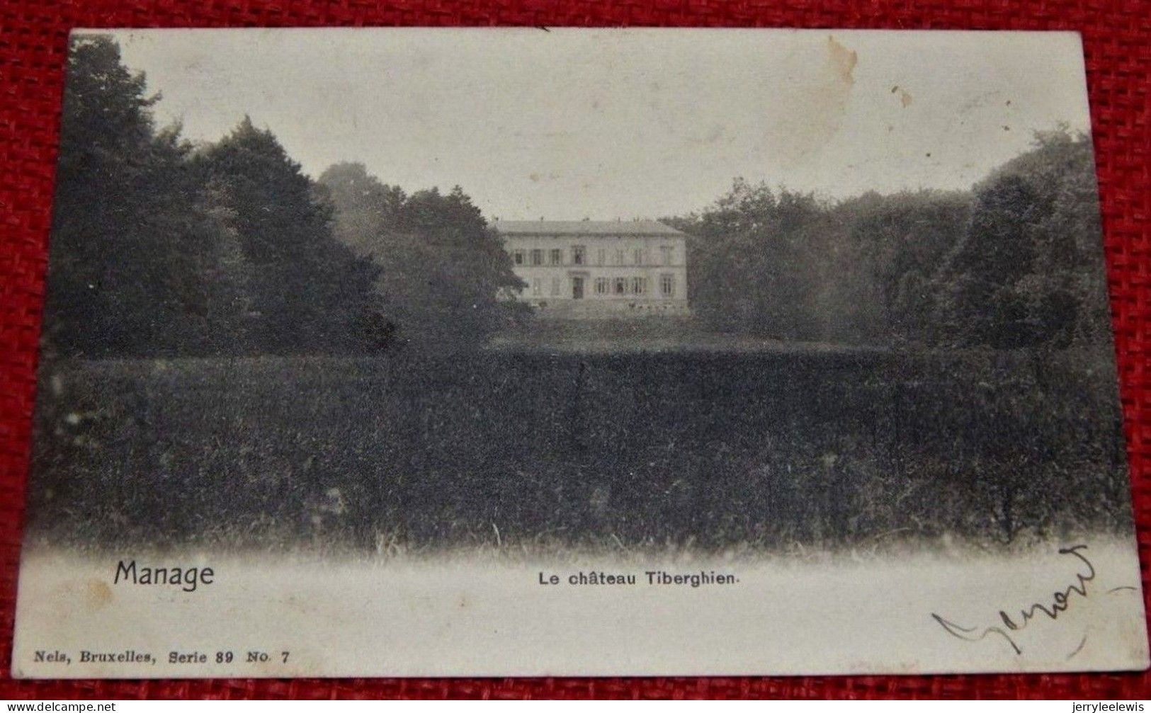MANAGE  -  Le Château Tiberghien      -  1908 - Manage