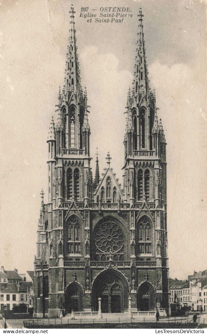 BELGIQUE - Ostende - Eglise Saint Pierre Et Saint Paul - Carte Postale Ancienne - Oostende