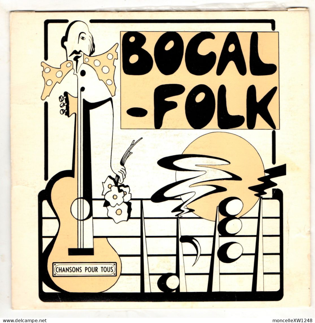 Bocal-Folk - 33 T Format 17 Cm Adieu Tony (1980) - Formats Spéciaux