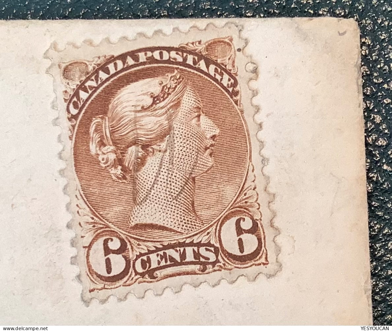 Canada RARE MONTREAL TELEGRAPH Co Envelope Cds 1874/MONT 6c Queen Victoria>Cleveland Ohio US (cover Telegram Telegramme - Lettres & Documents