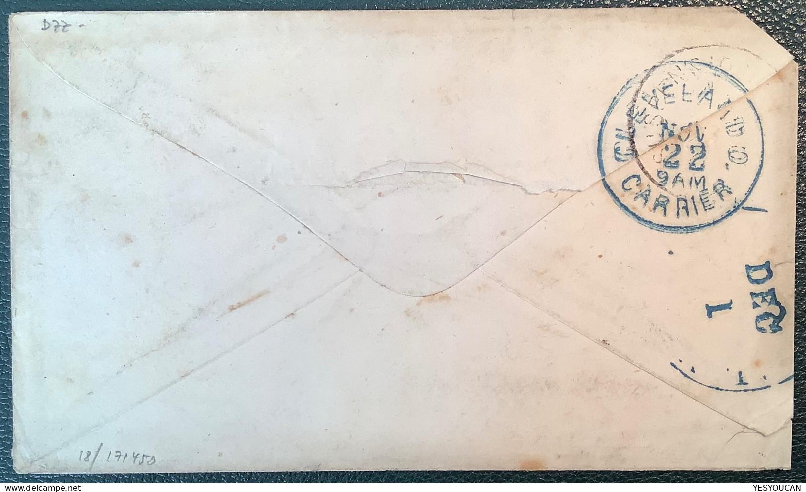 Canada RARE MONTREAL TELEGRAPH Co Envelope Cds 1874/MONT 6c Queen Victoria>Cleveland Ohio US (cover Telegram Telegramme - Briefe U. Dokumente