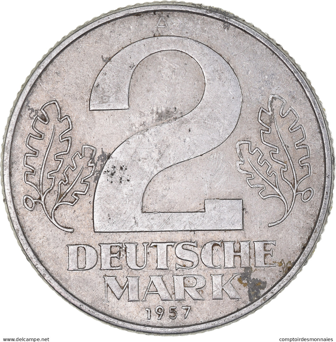 Monnaie, République Démocratique Allemande, 2 Mark, 1957 - 2 Mark