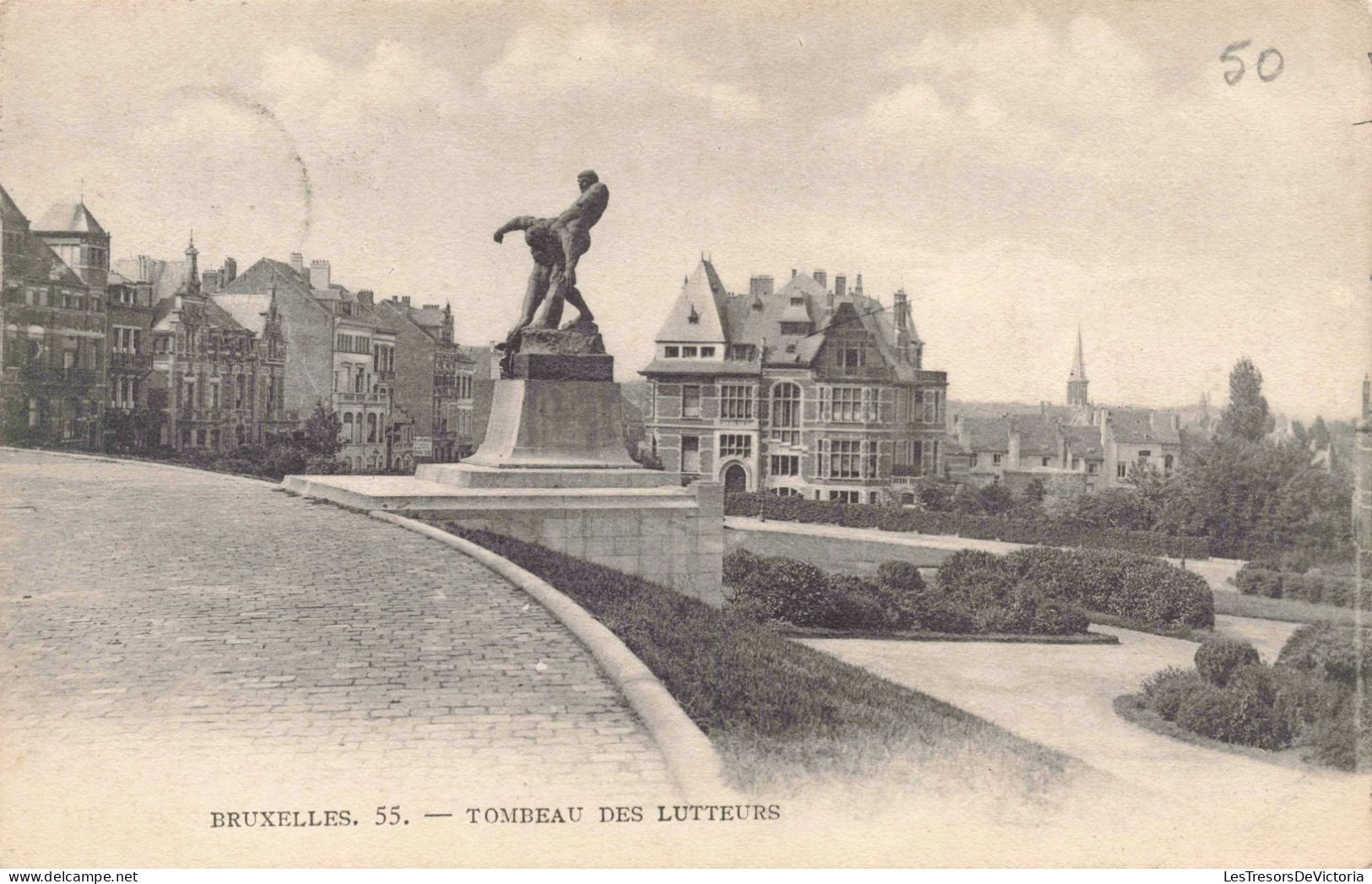 BELGIQUE - Bruxelles - Tombeau Des Lutteurs - Carte Postale Ancienne - Monuments, édifices