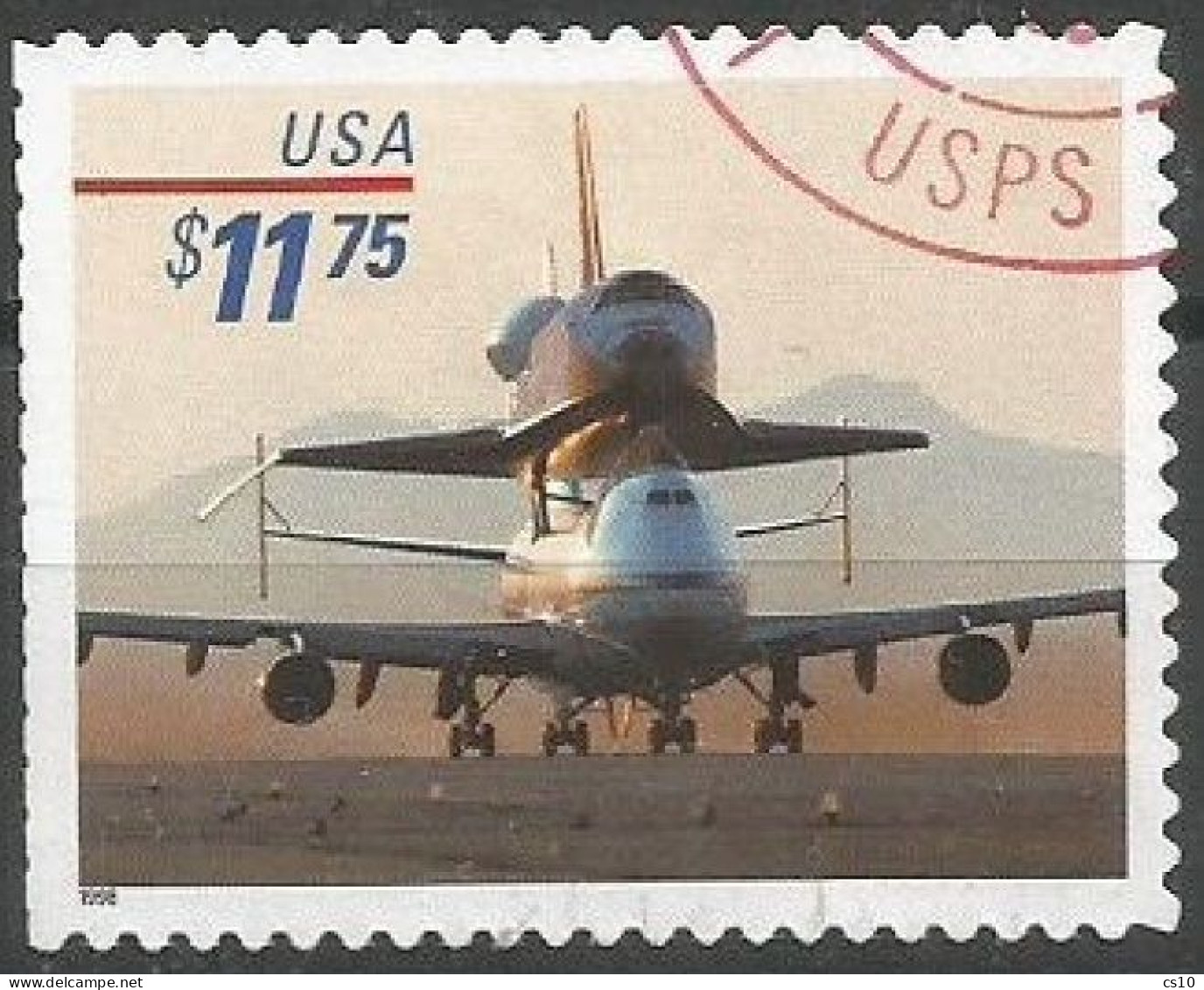 USA Express Mail HV 1998 Piggyback Space Shuttle High Value $.11.75 In VFU Condition SC.# 3262 - Special Delivery, Registration & Certified