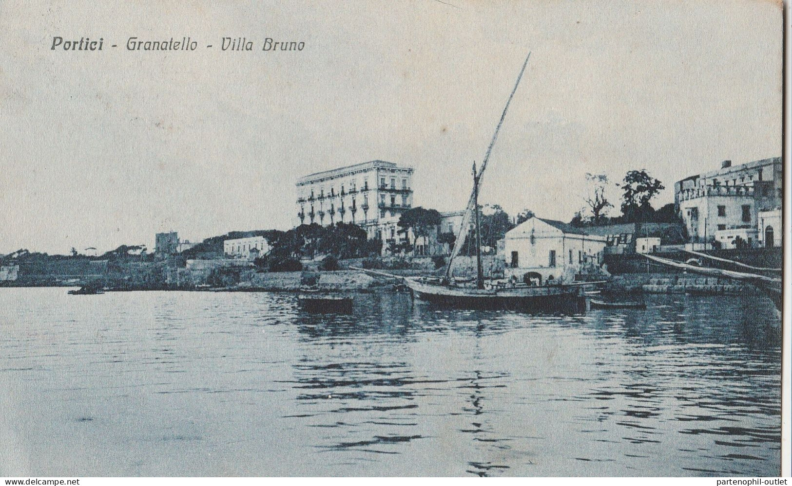 Cartolina - Postcard /  Viaggiata - Sent  /  Portici - Granatello, Villa Bruno. - Portici