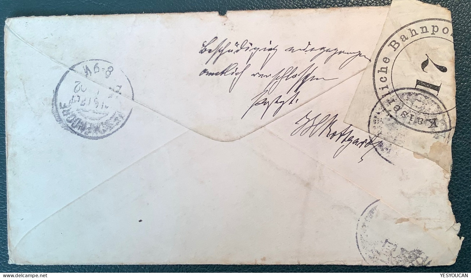 Canada RULE BRITANNIA PATRIOTIC Envelope MACGREGOR MAN.1902>Struckdorf Segeberg (officially Sealed Bahnpost Cover Brief - Briefe U. Dokumente