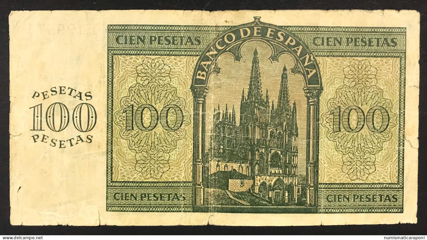 SPAGNA / SPAIN 100 PESETAS 1936 Pick#101  Lotto.2367 - 500 Pesetas