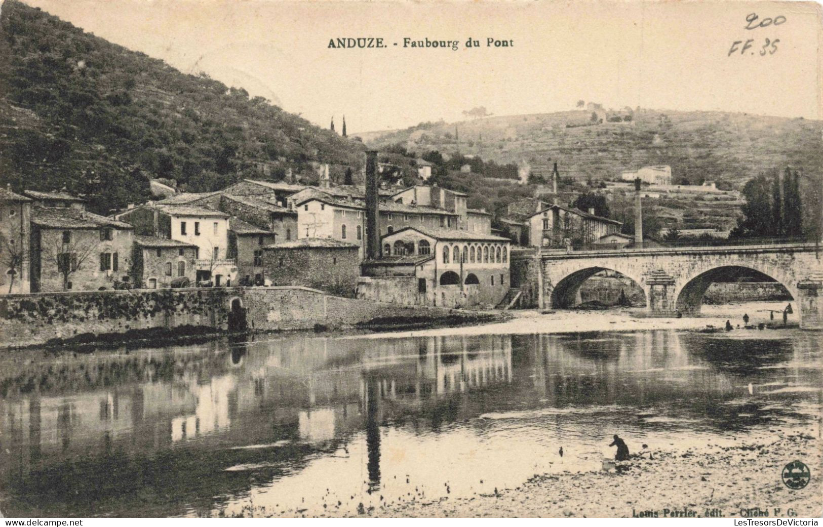 FRANCE - Anduze - Faubourg Du Pont - Carte Postale Ancienne - Anduze