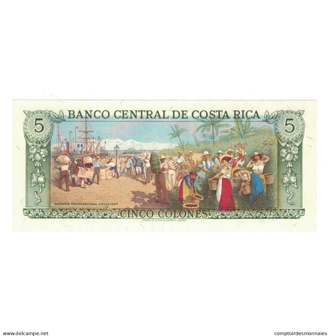 Billet, Costa Rica, 5 Colones, 1983, 1983-04-07, KM:236x, NEUF - Costa Rica