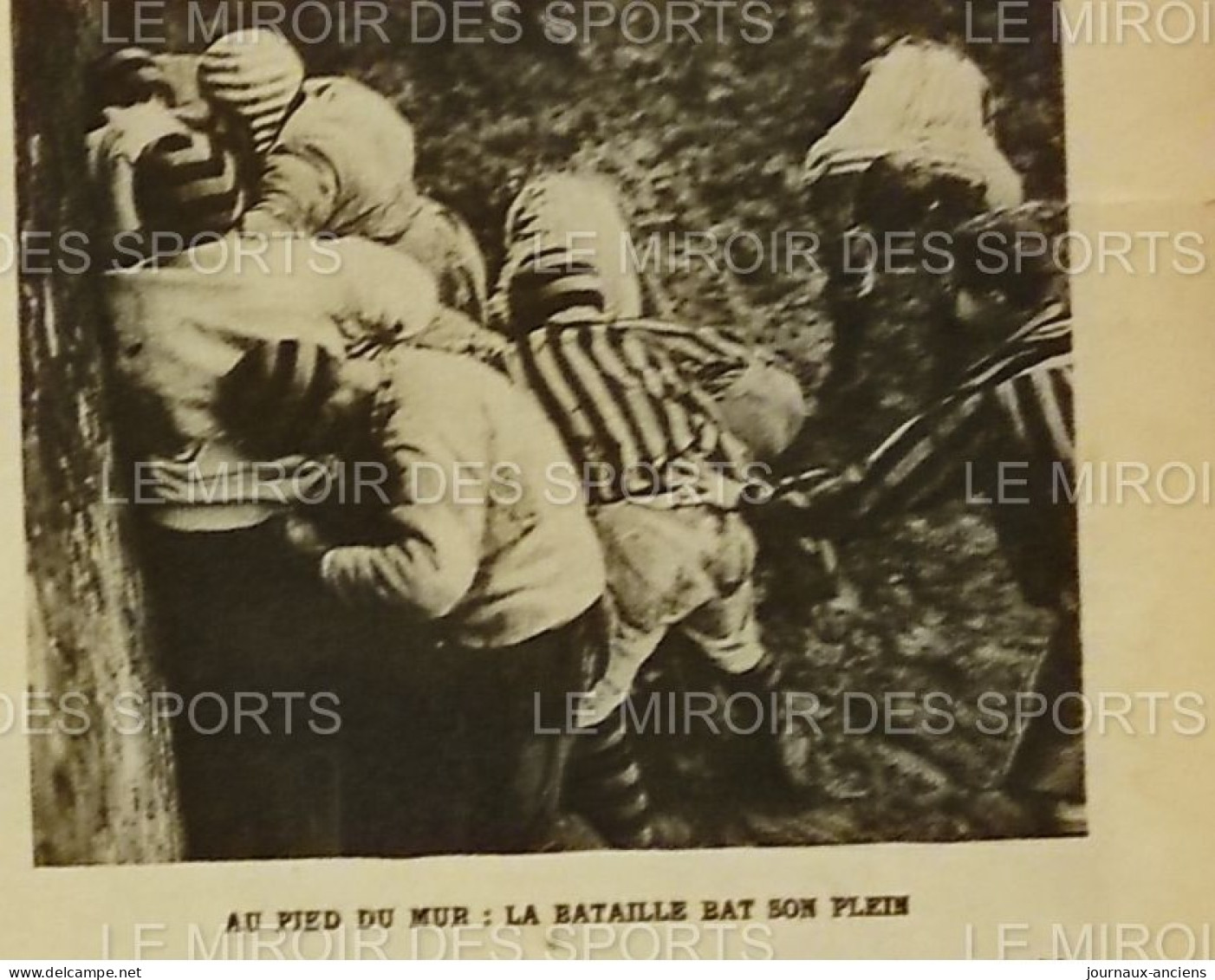 1920 RUGBY L'ORIGINE - LE JEU DU MUR - ANGLETERRE - UN DES PLUS ANCIENS SPORTS ANGLAIS - LE MIROIR DES SPORTS - Rugby