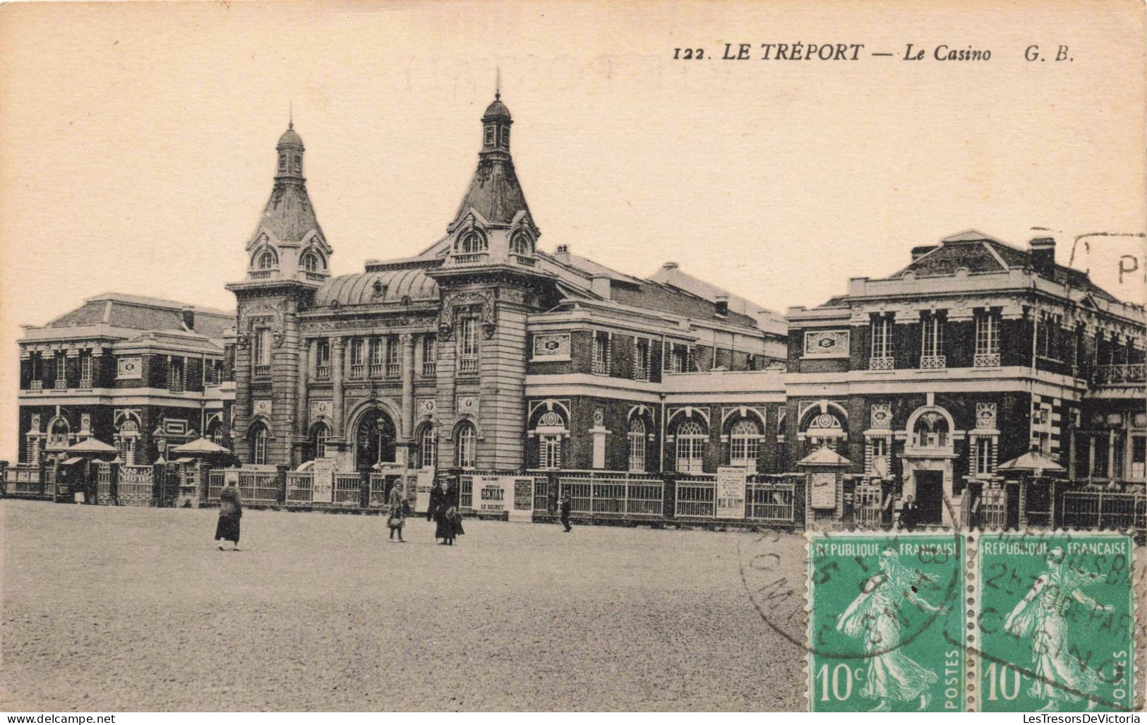 FRANCE - Le Tréport - Le Casino - Carte Postale Ancienne - Le Treport