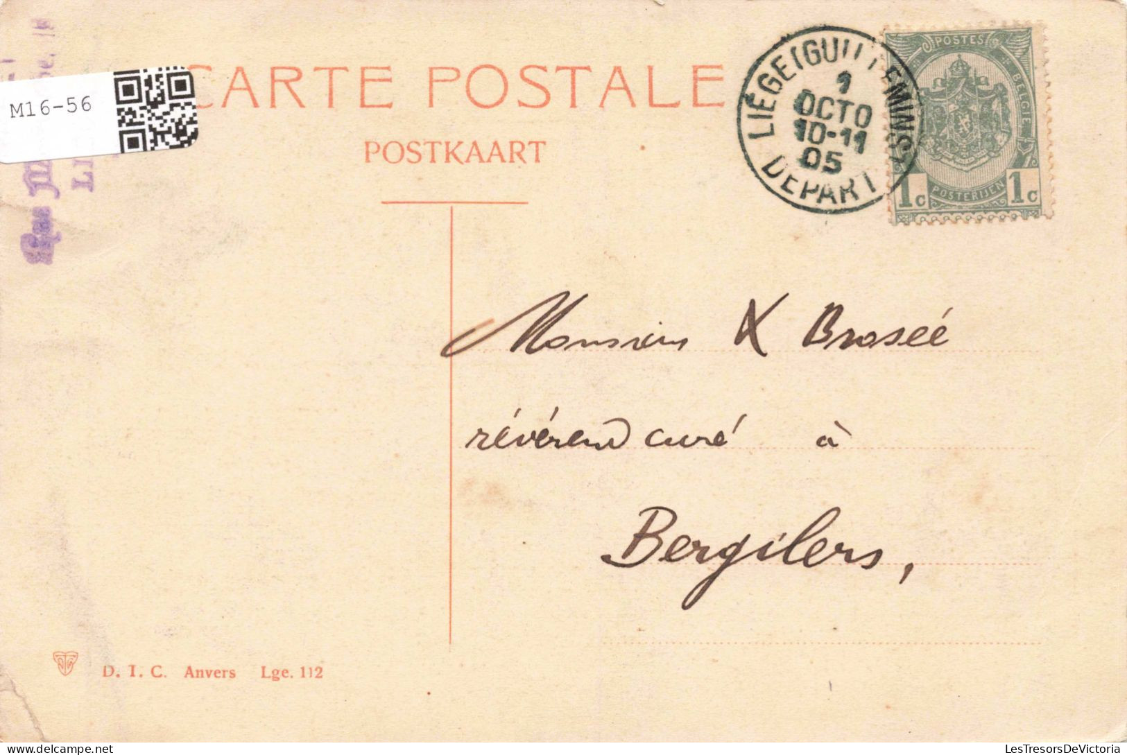 CELEBRITE - Les Auteurs De La Cantate Commémorative De L'indépendance Nationale Belge  - Carte Postale Ancienne - Politieke En Militaire Mannen