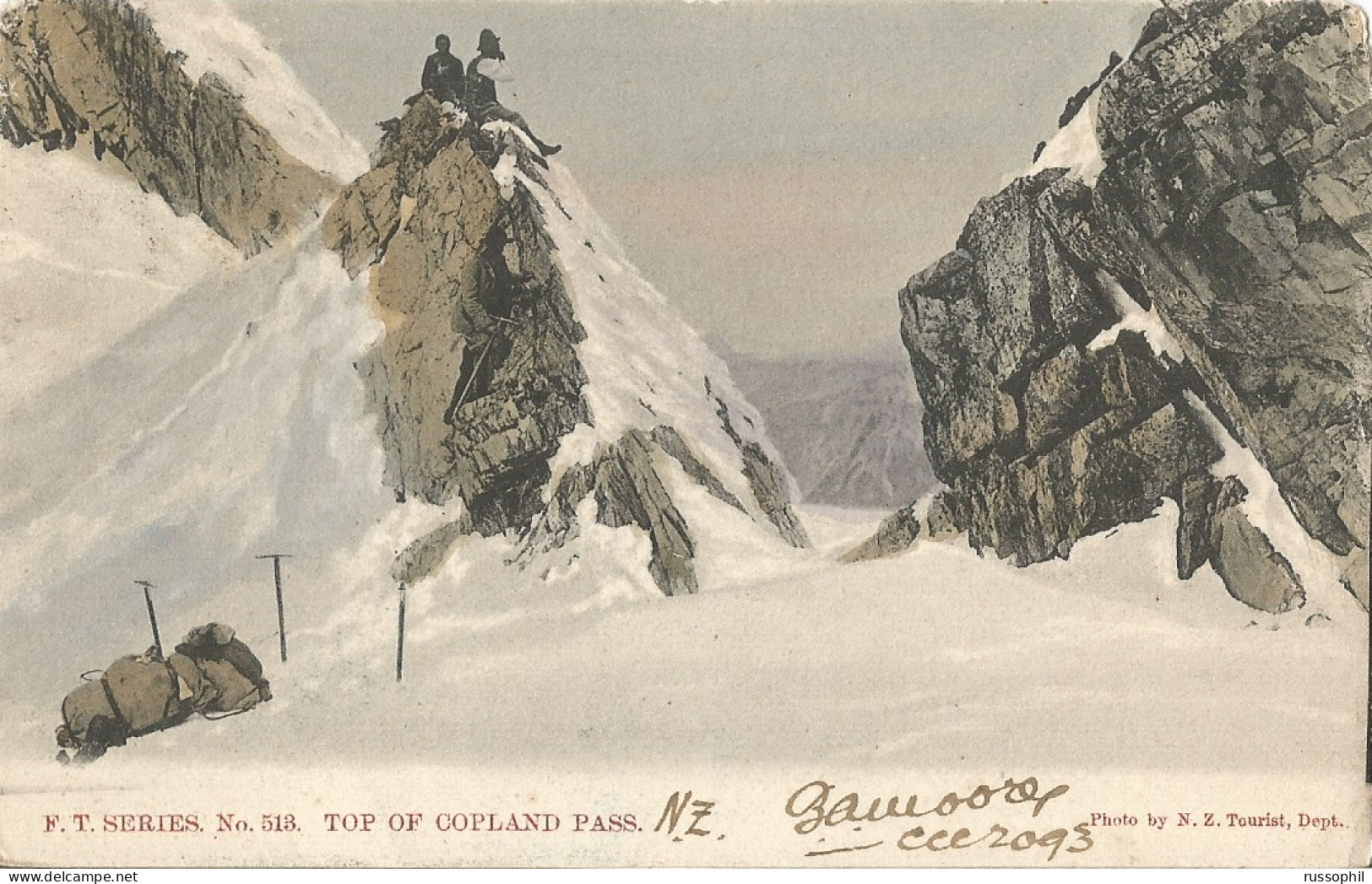 NZ - TOP OF COPLAND PASS - F.T. SERIES N° 513 - 1906 - Nouvelle-Zélande