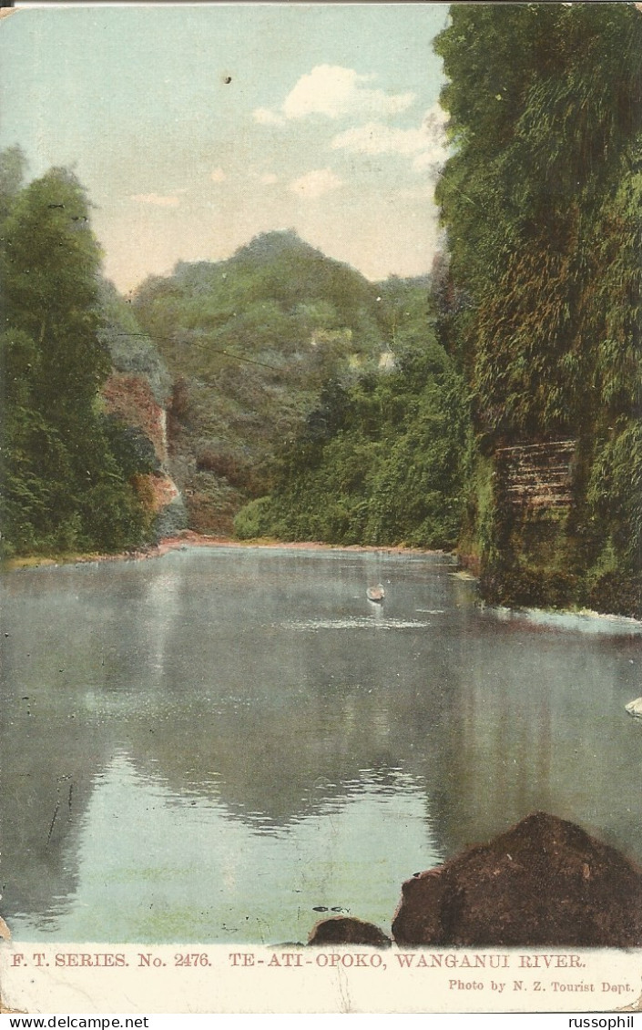 NZ - TE ATI OPOKO, WANGANUI RIVER - F.T. SERIES N° 2476 - 1906 - Nouvelle-Zélande