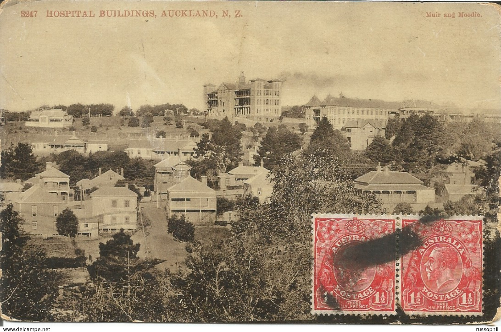 NZ - HOSPITAL BUILDINGS, AUCKLAND - PUB. MUIR - 1920s - Nouvelle-Zélande