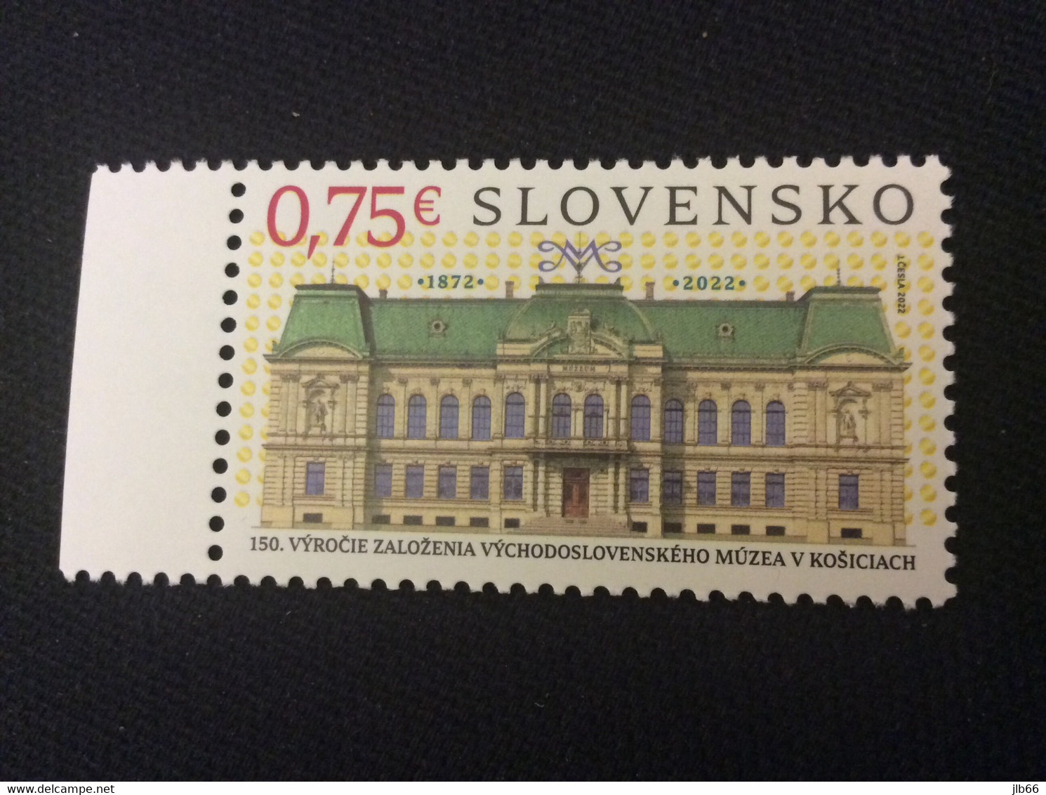 2022 Yvert863 Pofis 779 ** Musée De L’est Slovaque De Kosice - Unused Stamps