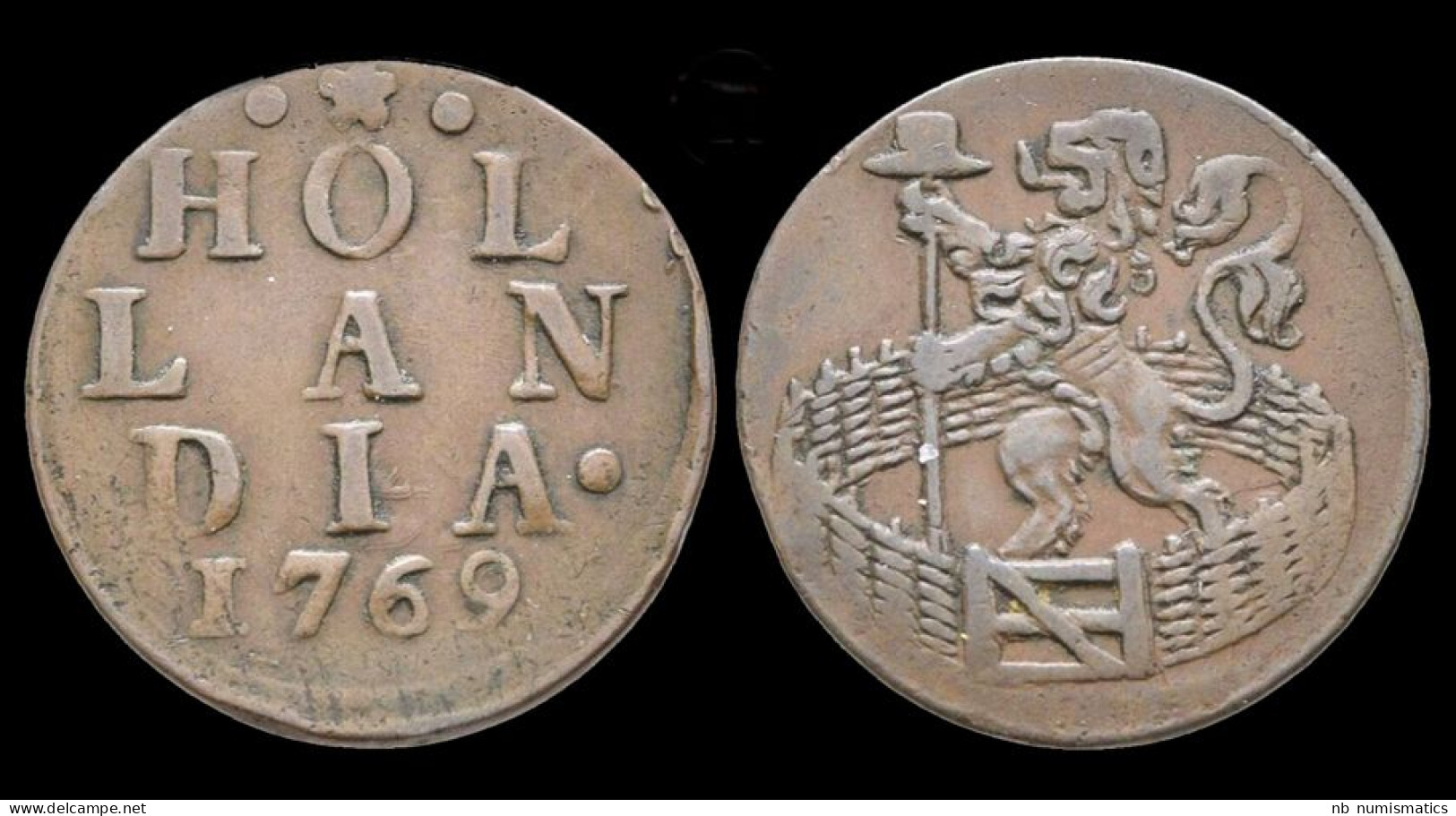 Netherlands Holland Duit 1769 - …-1795 : Periodo Antico