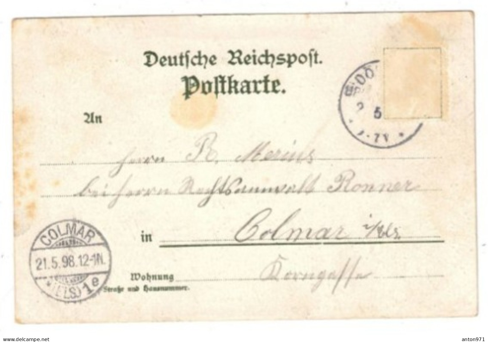 ALLEMAGNE  --  DALLGOW - DOBERITZ  -- 1898 - Dallgow-Doeberitz