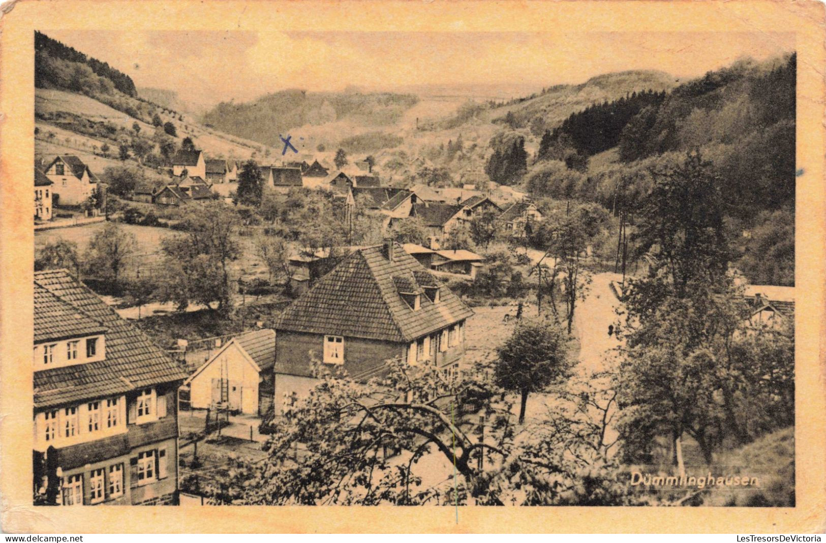 ALLEMAGNE - Dümmlinghausen - Vue Générale - Village - Carte Postale Ancienne - Gummersbach