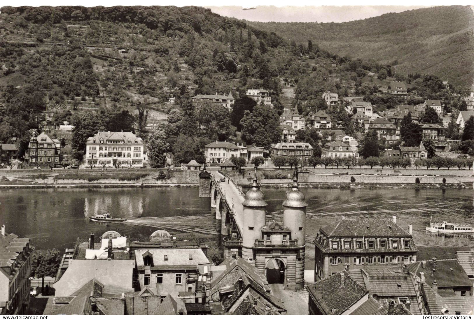 ALLEMAGNE - Heidelberg - Blick Auf Die Alte Brücke, Neuenheimer Und Ziegelhäuser Landstrasse - Carte Postale Ancienne - Heidelberg