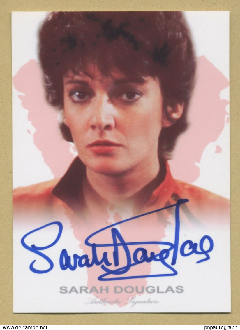 Sarah Douglas - Superman - V - Signed Homemade Trading Card - COA - Actors & Comedians