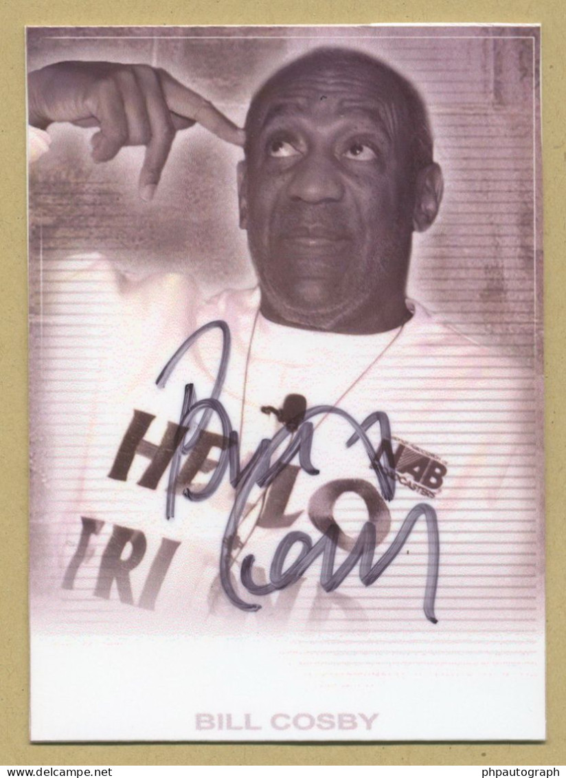 Bill Cosby - American Comedian - Signed Homemade Trading Card - COA - Actors & Comedians