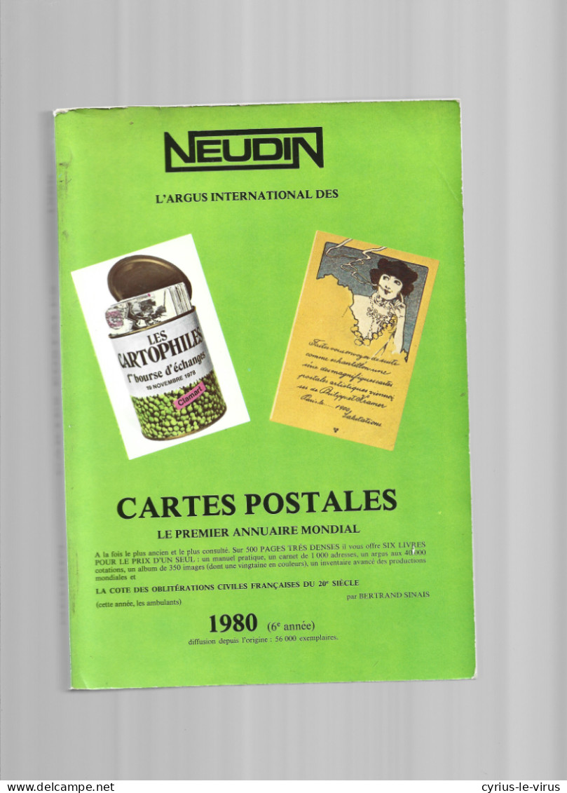 Lot De 4 Catalogues Neudin ,Argus Fildier - Livres & Catalogues