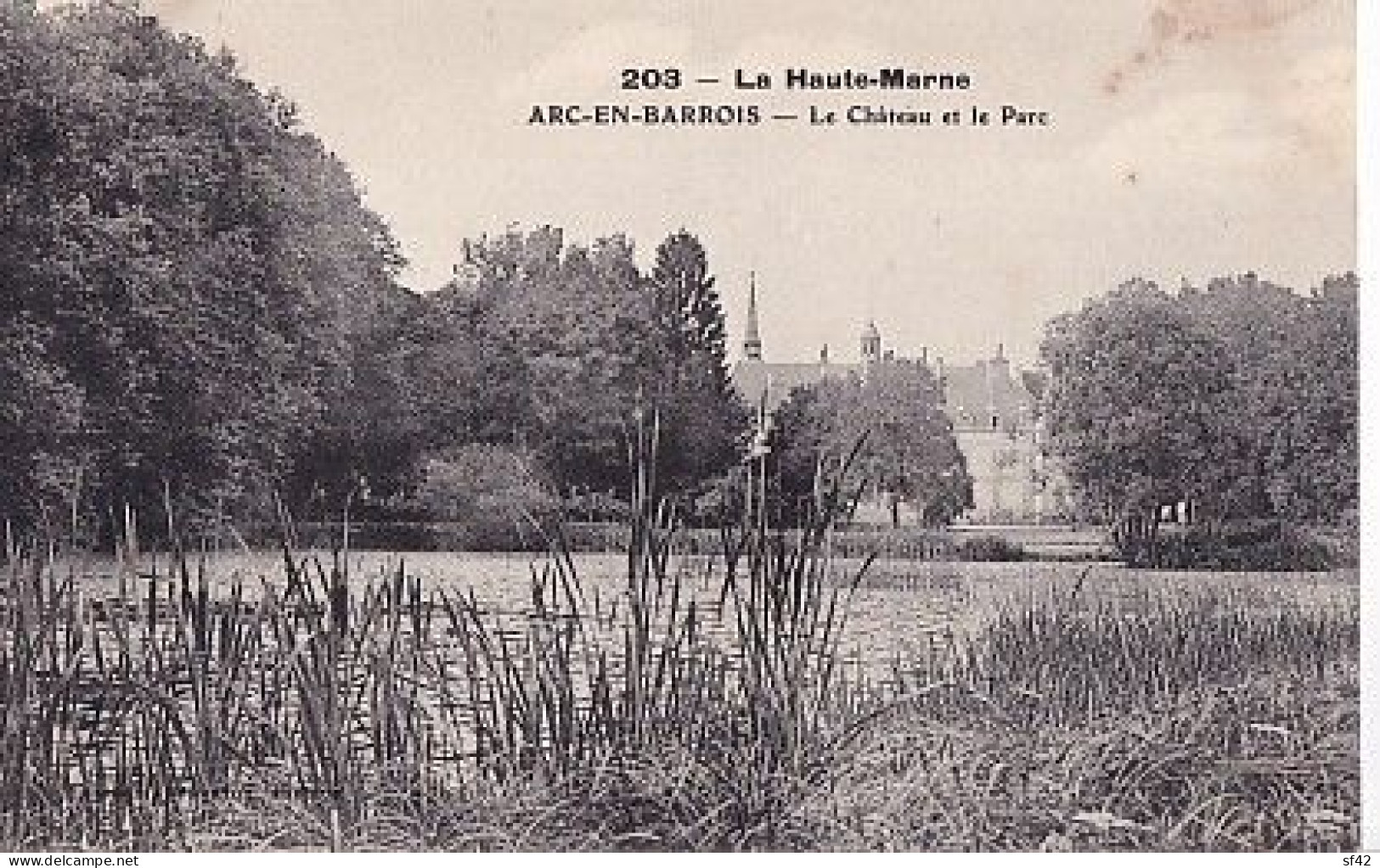 ARC EN BARROIS                        LE CHATEAU ET LE PARC - Arc En Barrois