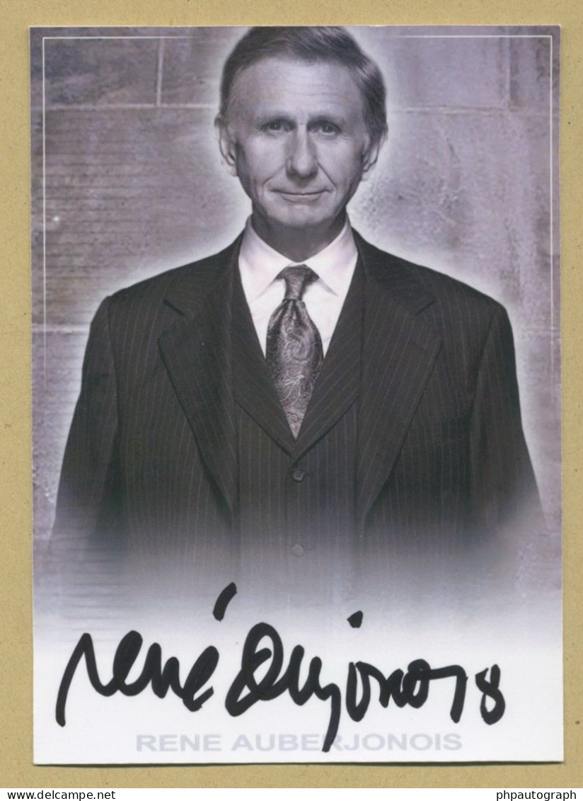 Rene Auberjonois (1940-2019) - Star Trek - Signed Homemade Trading Card - COA - Acteurs & Toneelspelers