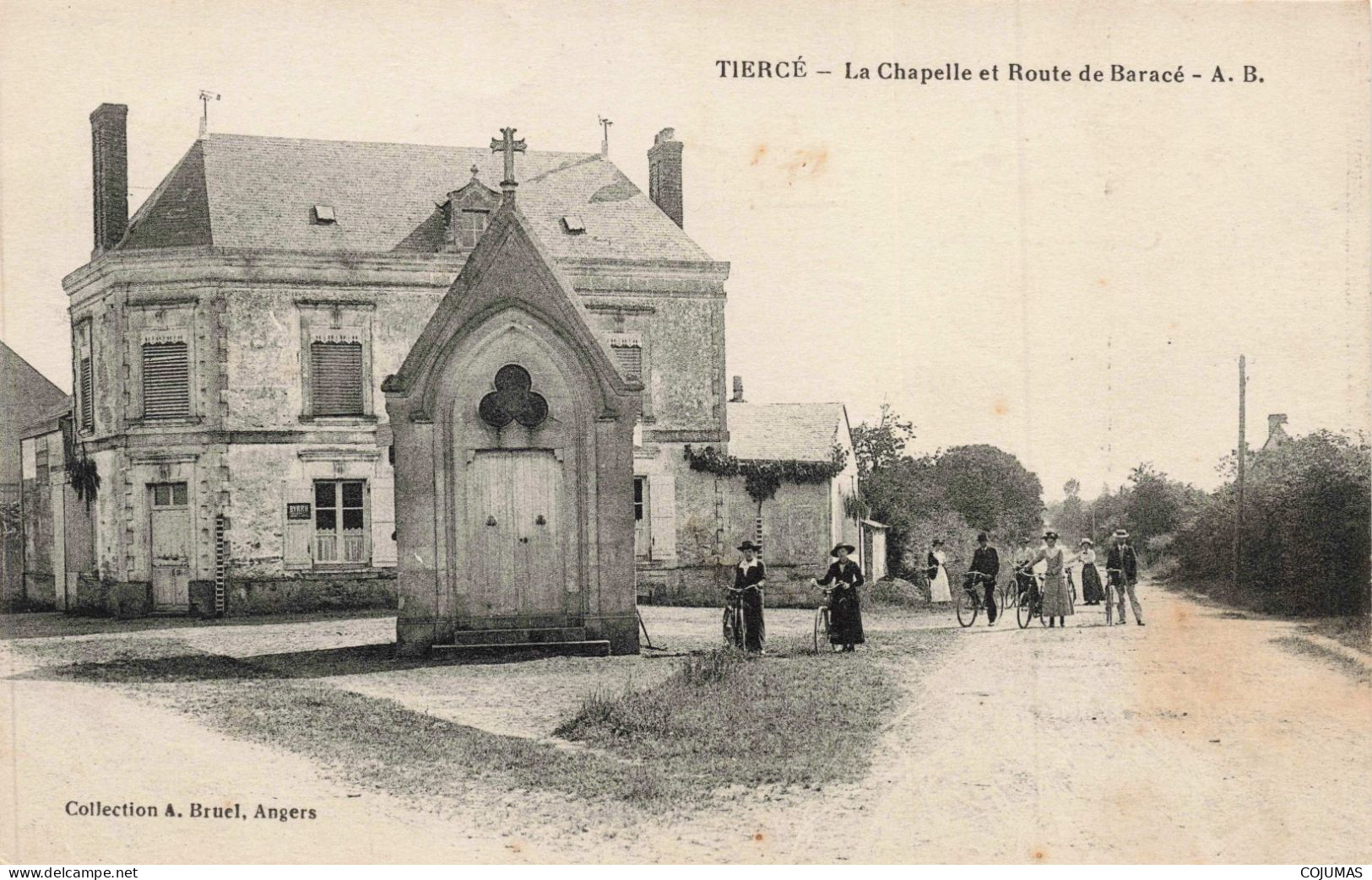 49 - TIERCE _S23263_ La Chapelle Et Route De Baracé - Tierce
