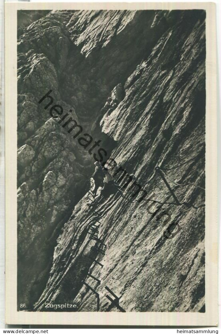 Zugspitze - Foto-Ansichtskarte - Verlag B. Johannes Partenkirchen-Garmisch - Zugspitze