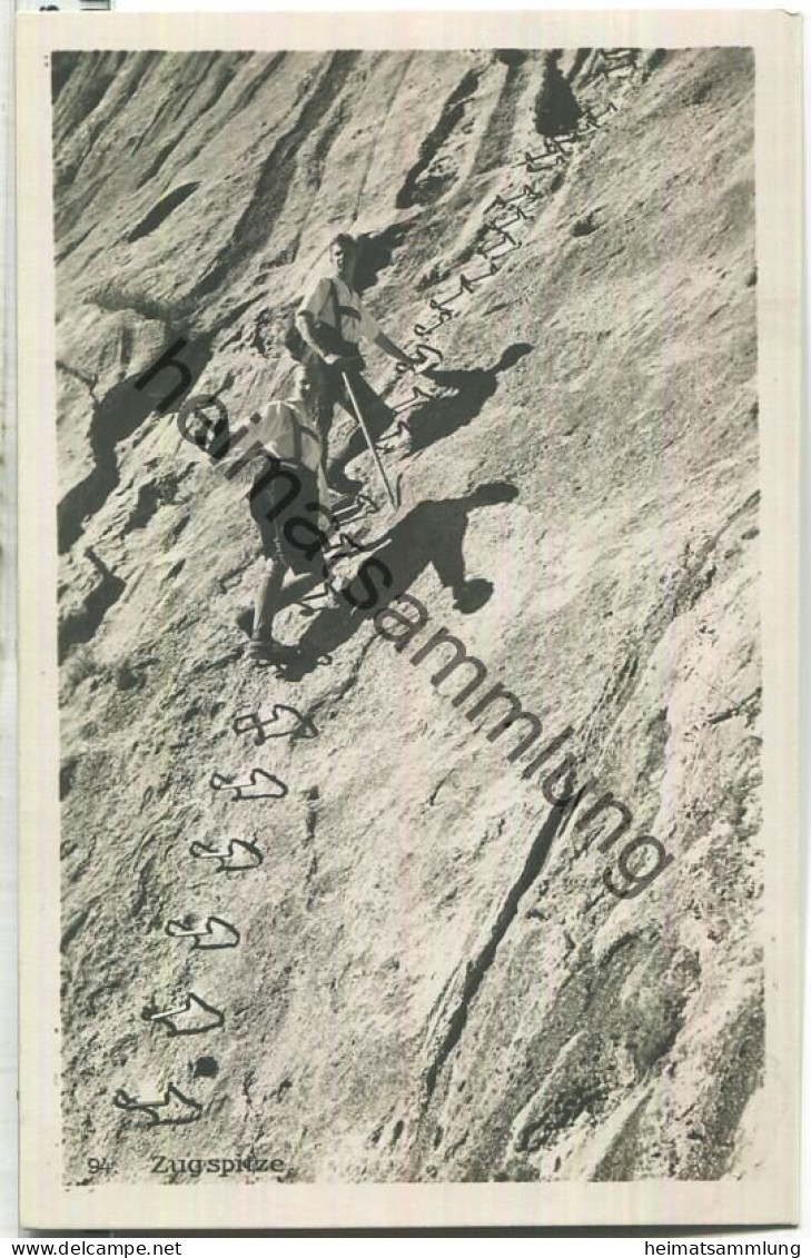 Zugspitze - Foto-Ansichtskarte - Verlag B. Johannes Partenkirchen-Garmisch - Zugspitze