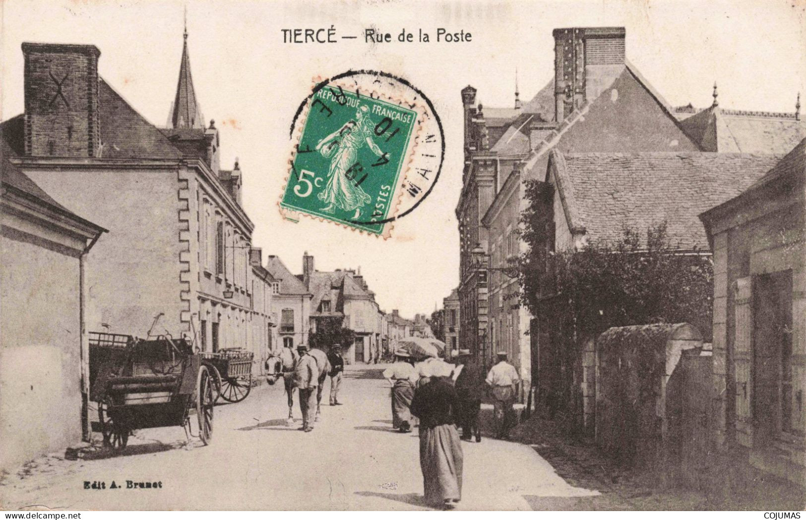 49 - TIERCE _S23271_ Rue De La Poste - Tierce