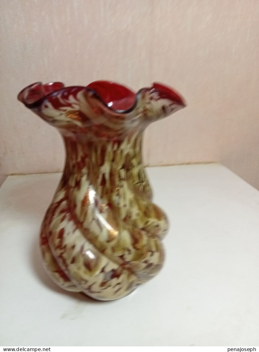 Vase ancien de clichy hauteur 15 cm x 10 cm