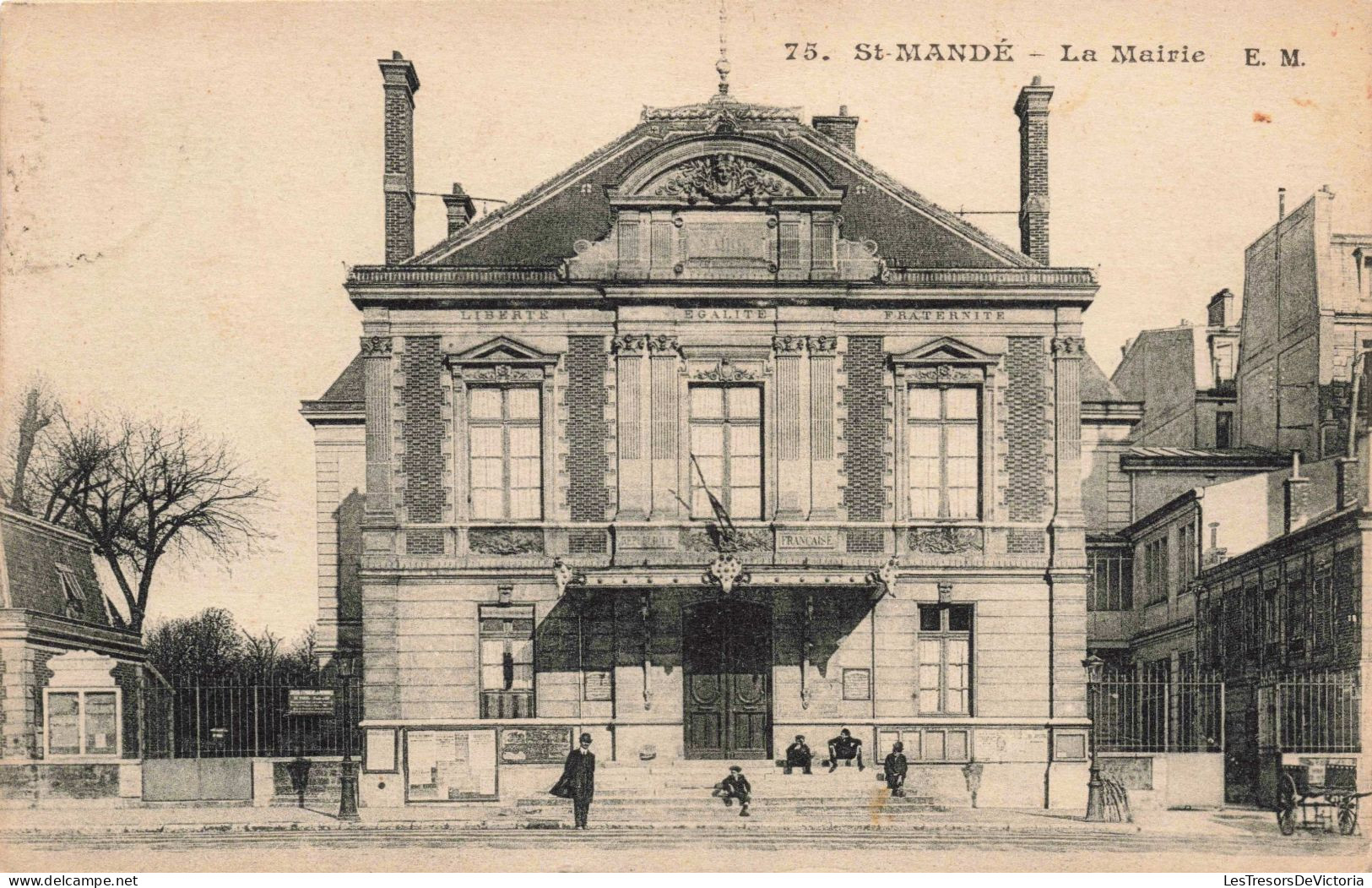 FRANCE - Saint Mandé - La Mairie - E.M - Carte Postale Ancienne - Saint Mande