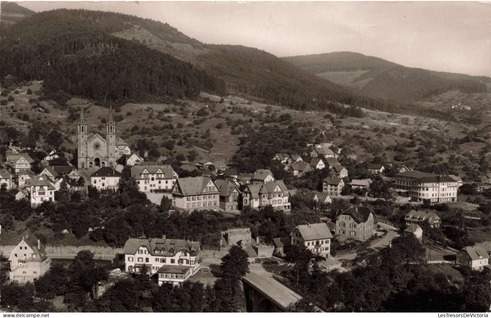 ALLEMAGNE -  Schwarzwald - Forbach - Murgtal - Hotel Friedrichchof - Carte Postale Ancienne - Gutach (Schwarzwaldbahn)