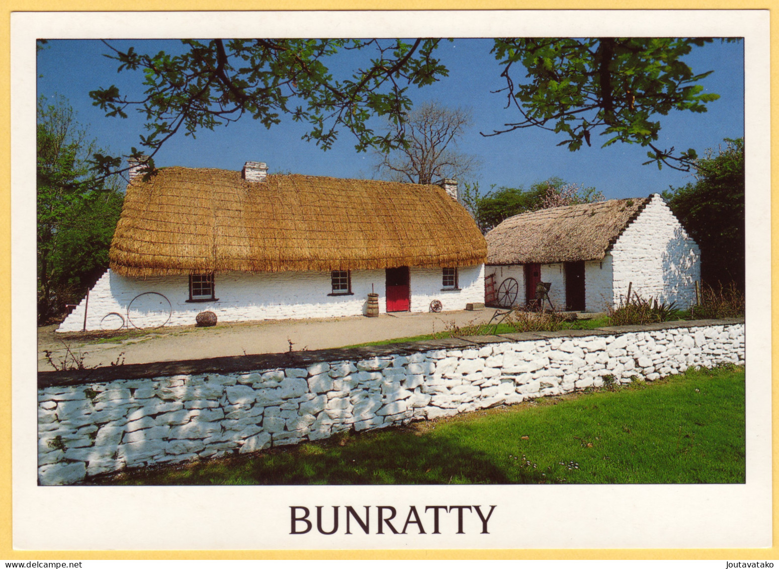 Irish Country Cottage - Bunratty Folk Park, Co. Clare, Ireland - Clare