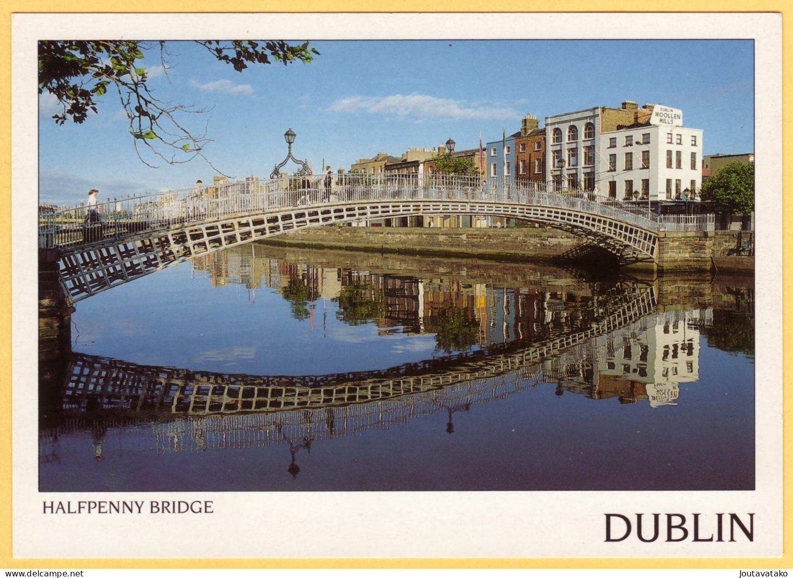 Halfpenny Bridge, River Liffey - Dublin, Ireland - Dublin